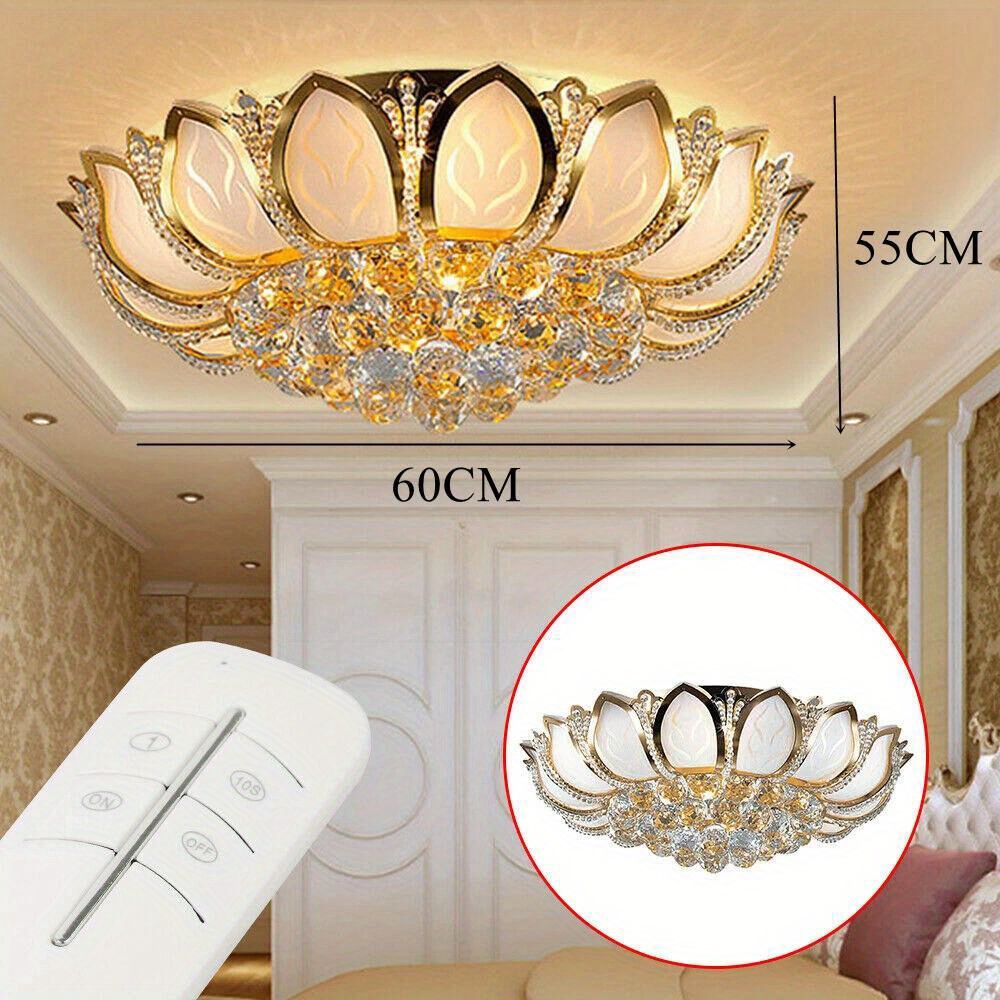 Interior Design Gold - Elevate Your Interior! 7-Light Gold Crystal