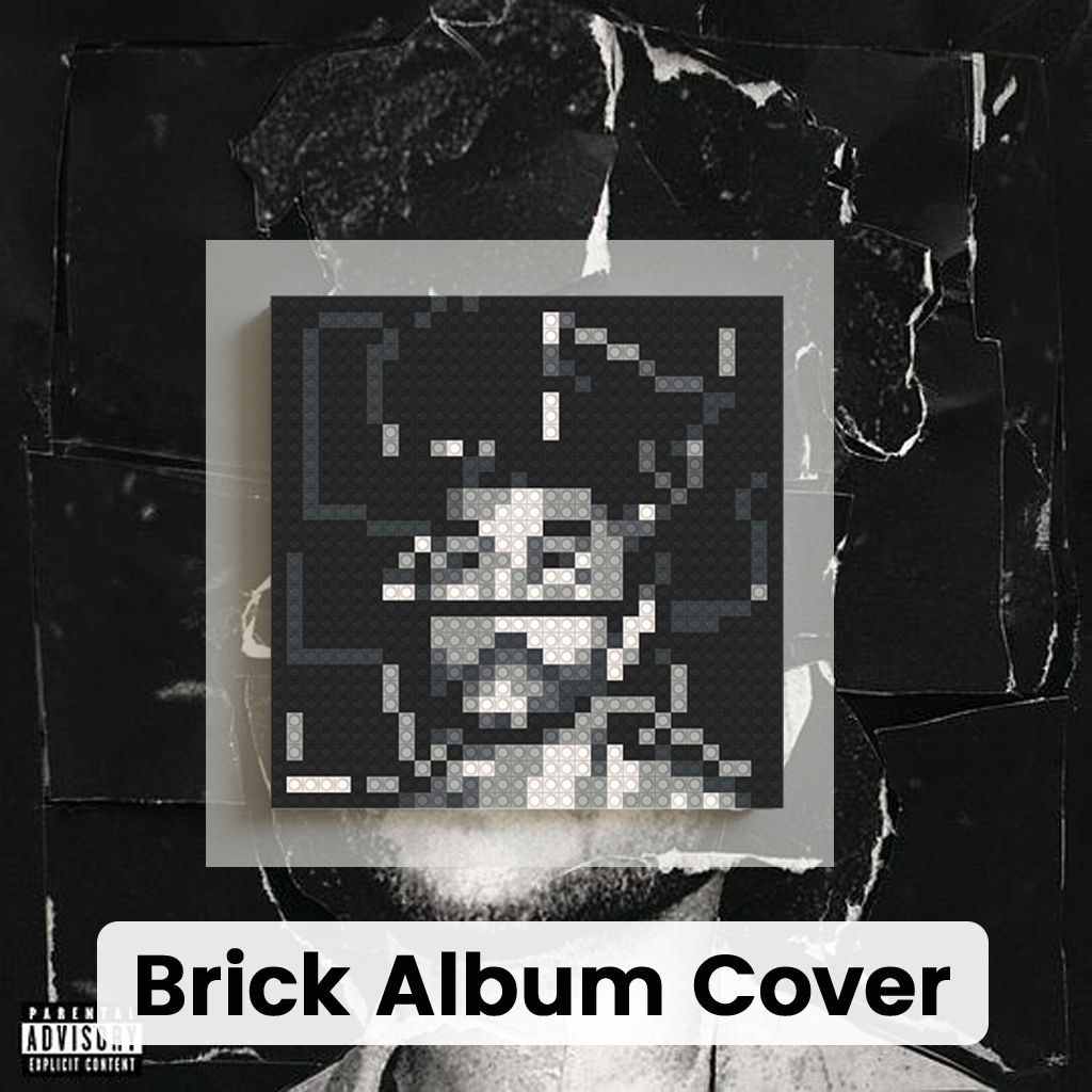 Interior Design Lego - T-The Weeknd Album Cover Design Building