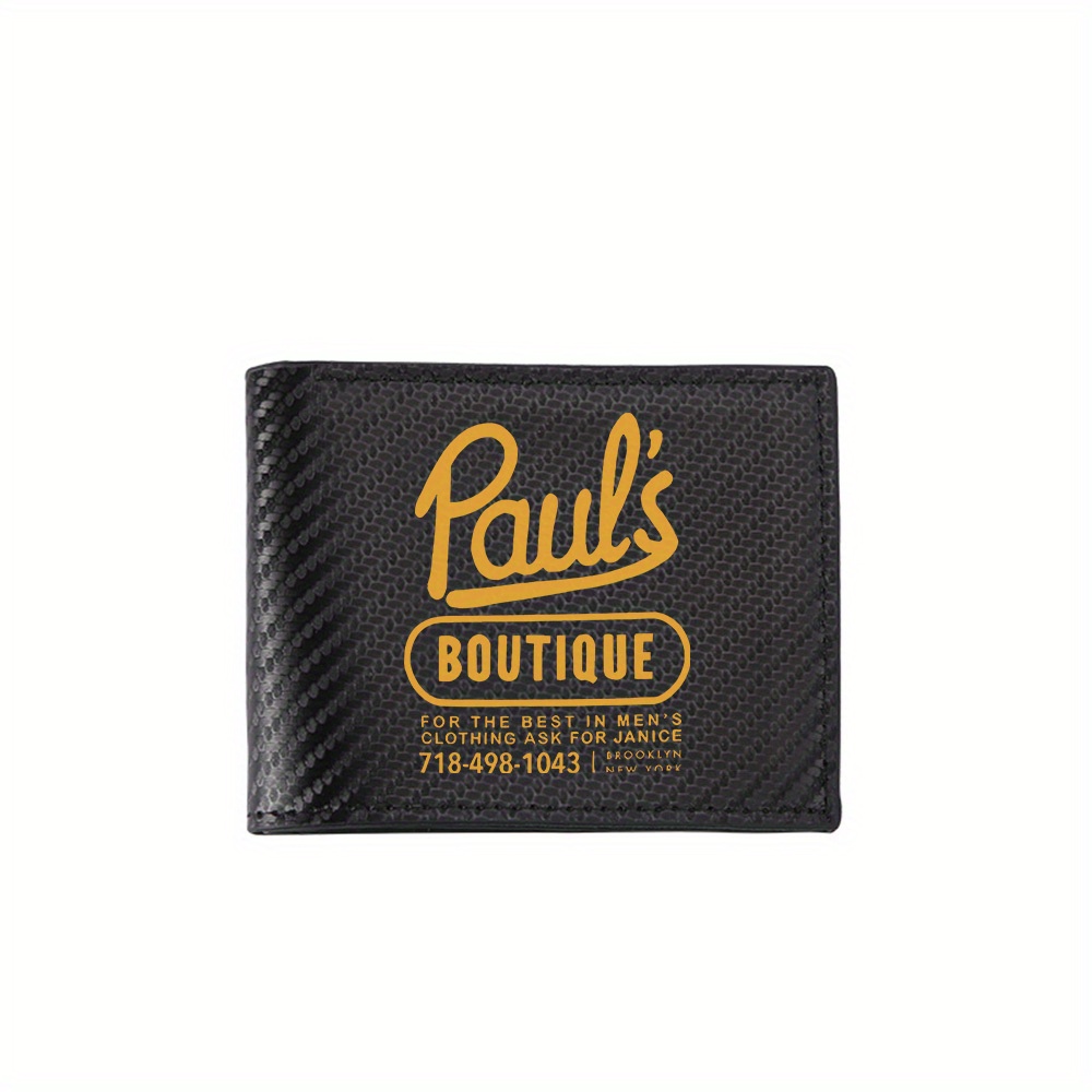 Interior Design Gold - Gold Paul's Boutique,classic text. Men's Wallets