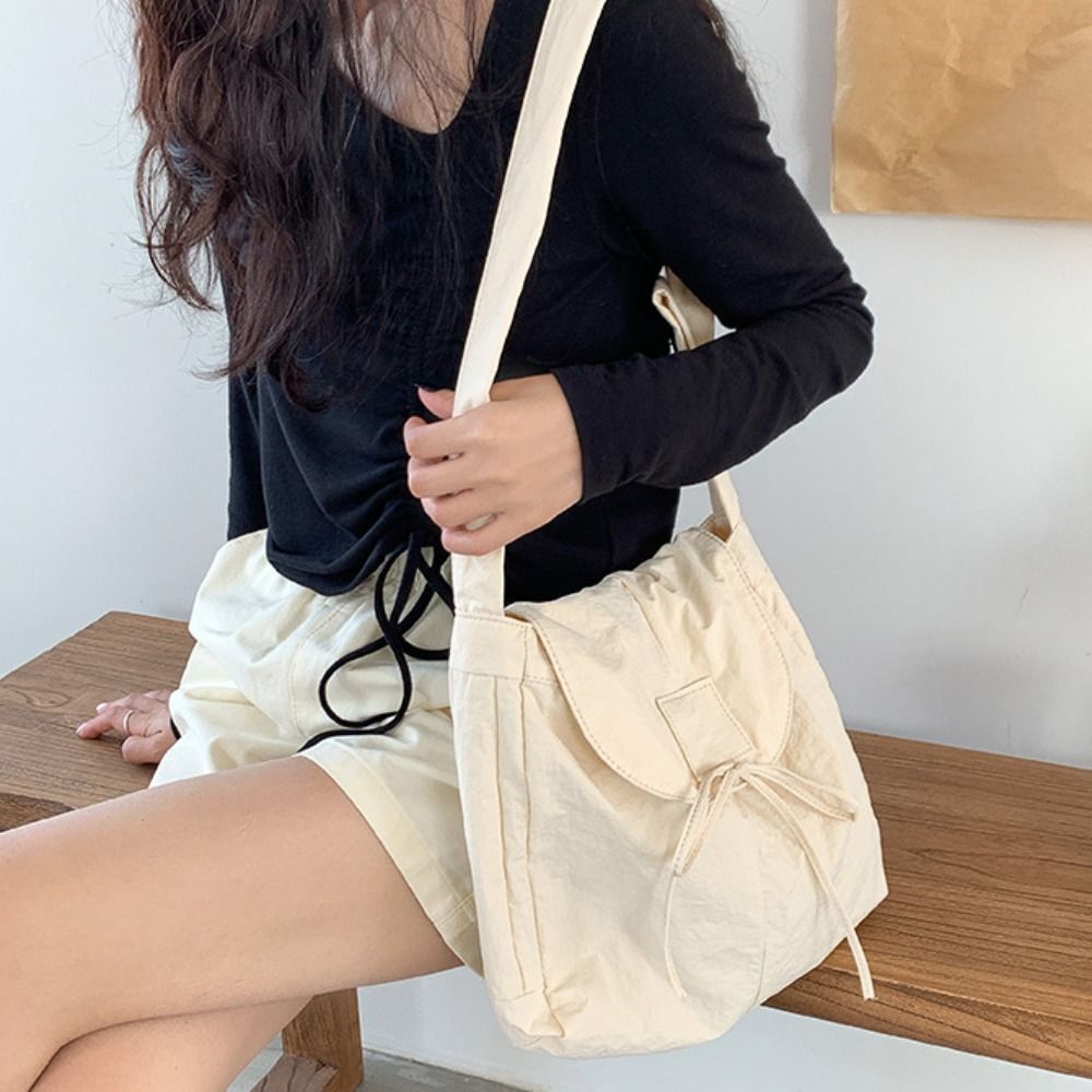 Korean Style Flap Nylon Bow Cr - Interior Design Korean Style recensione e prezzo