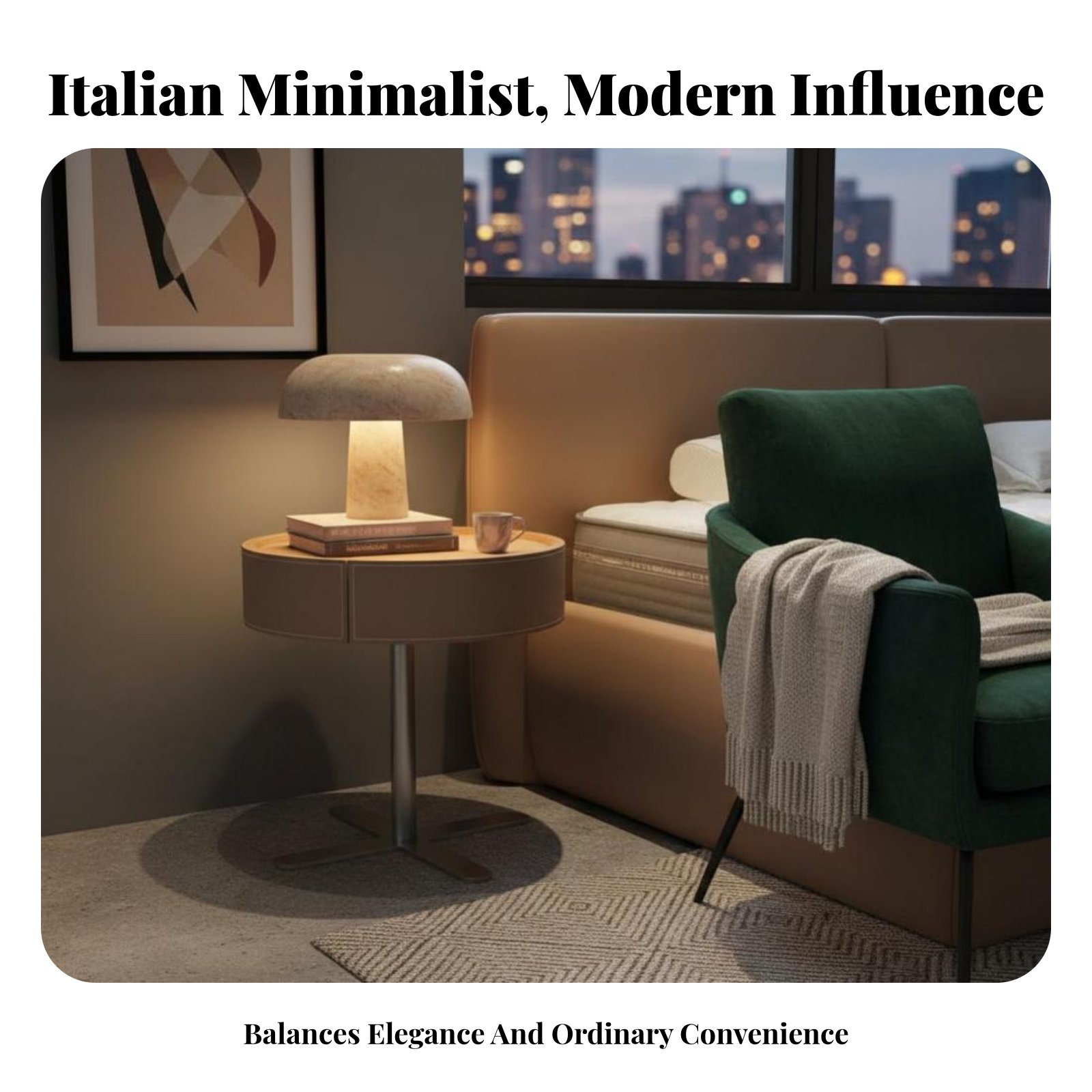Round Pedestal Night Table Min - Interior Design Office Space recensione e prezzo
