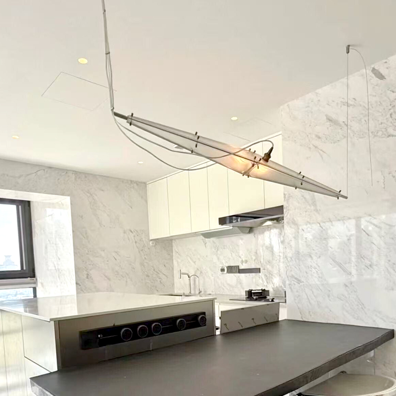 LED Glass Chandelier Minimalis - Interior Design Gold recensione e prezzo