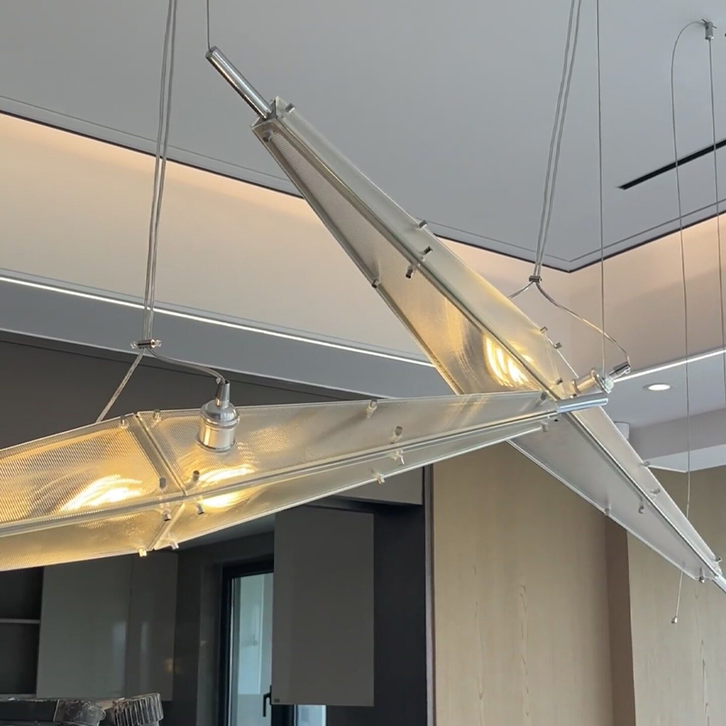 LED Glass Chandelier Minimalis - Interior Design Gold recensione e prezzo