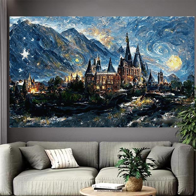 Castle Lake Wall Tapestry Fant - Interior Design Poster recensione e prezzo