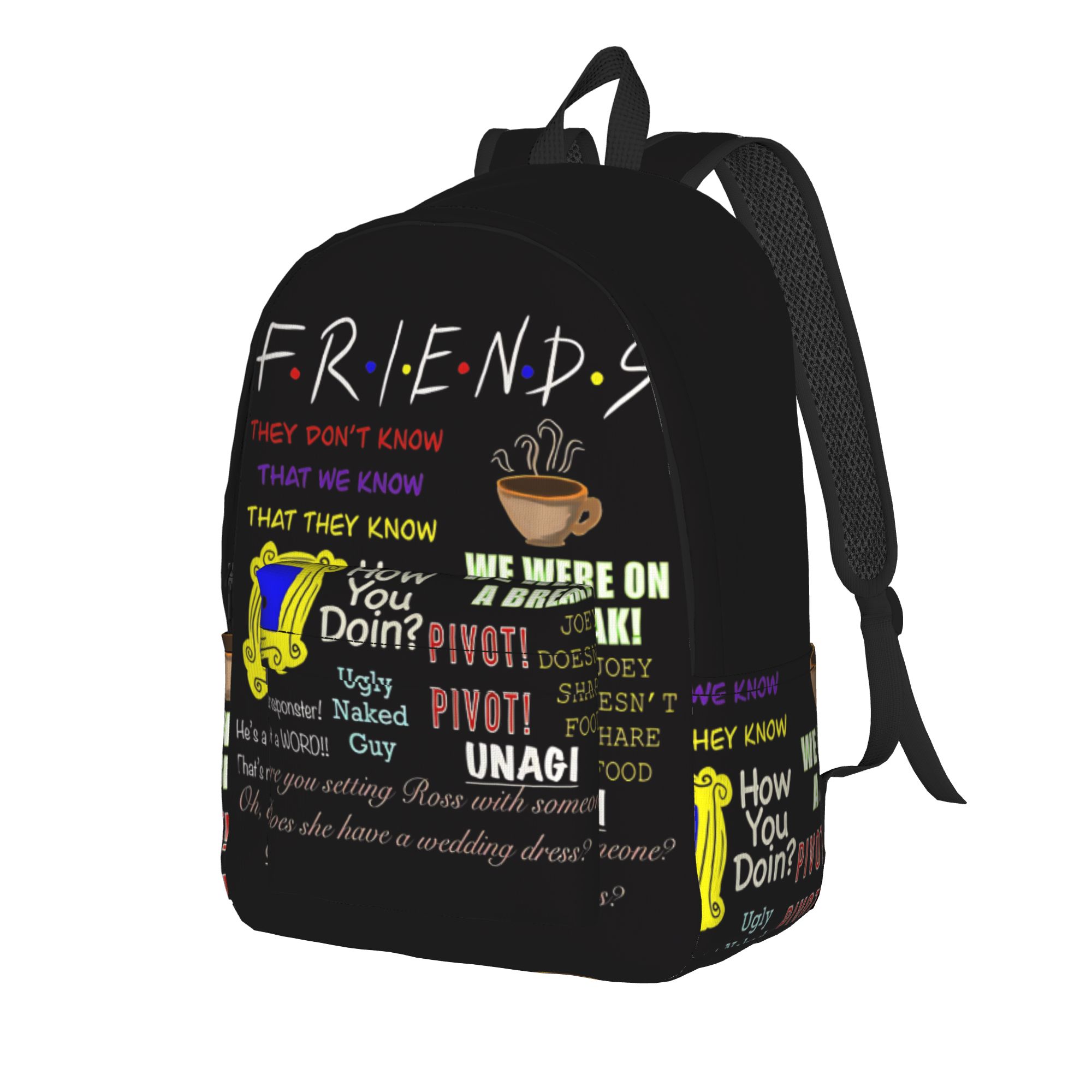 Friends Mixed Quote Typo Backp - Interior Design Quotes recensione e prezzo
