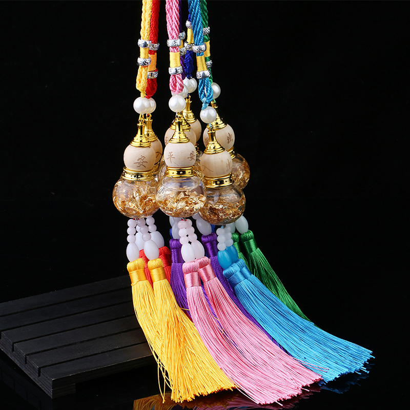 Car Glass Bottle Gourd Pendant - Interior Design Gold recensione e prezzo