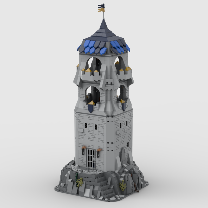 Medieval Castle Watch Tower Bu - Interior Design Lego recensione e prezzo