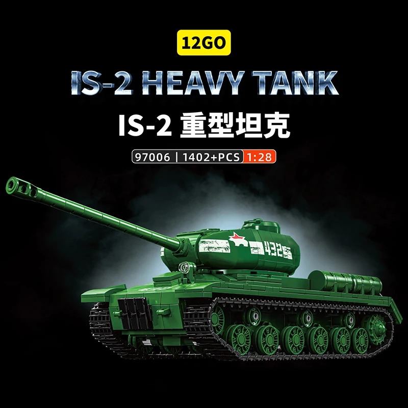 IS-2 Tank Model Kit - 1402PCS  - Interior Design Lego recensione e prezzo