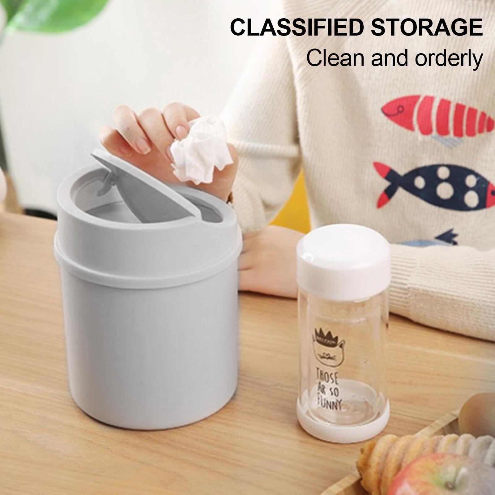 Mini Trash Can With Flipping L - Interior Design Office Space recensione e prezzo