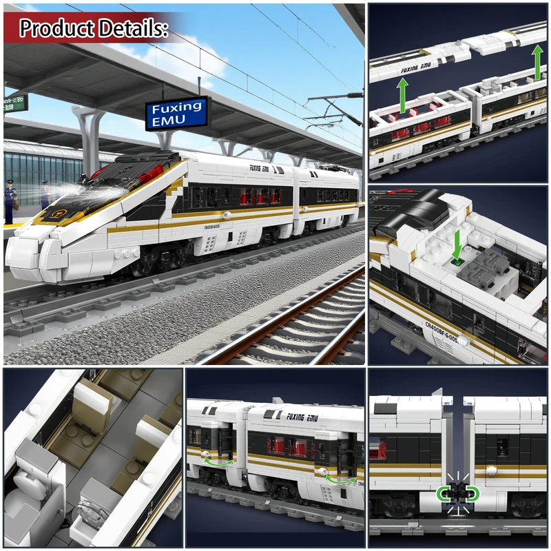 12015 High-Speed Railway Train - Interior Design Lego recensione e prezzo