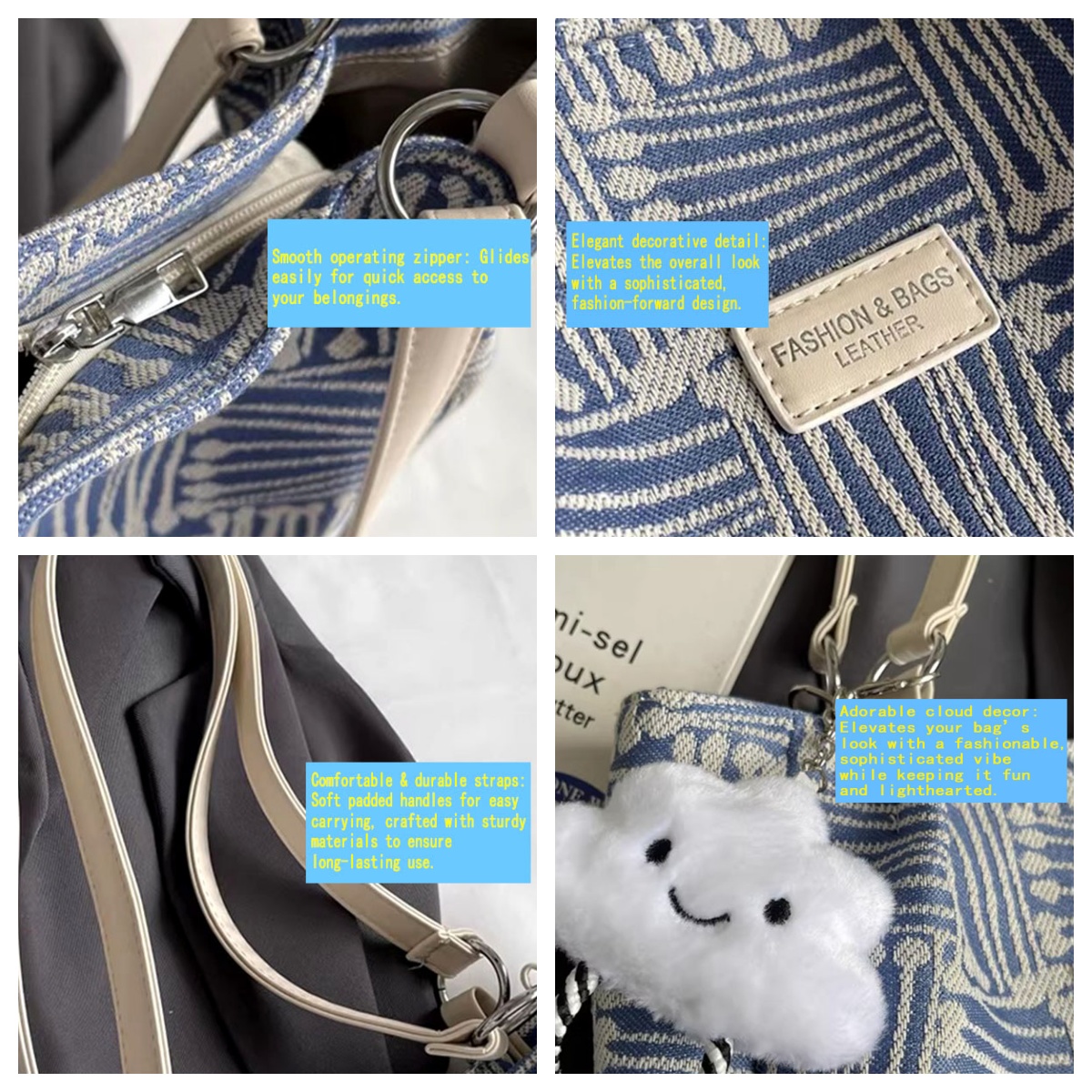 New Korean Style Canvas Bag La - Interior Design Korean Style recensione e prezzo