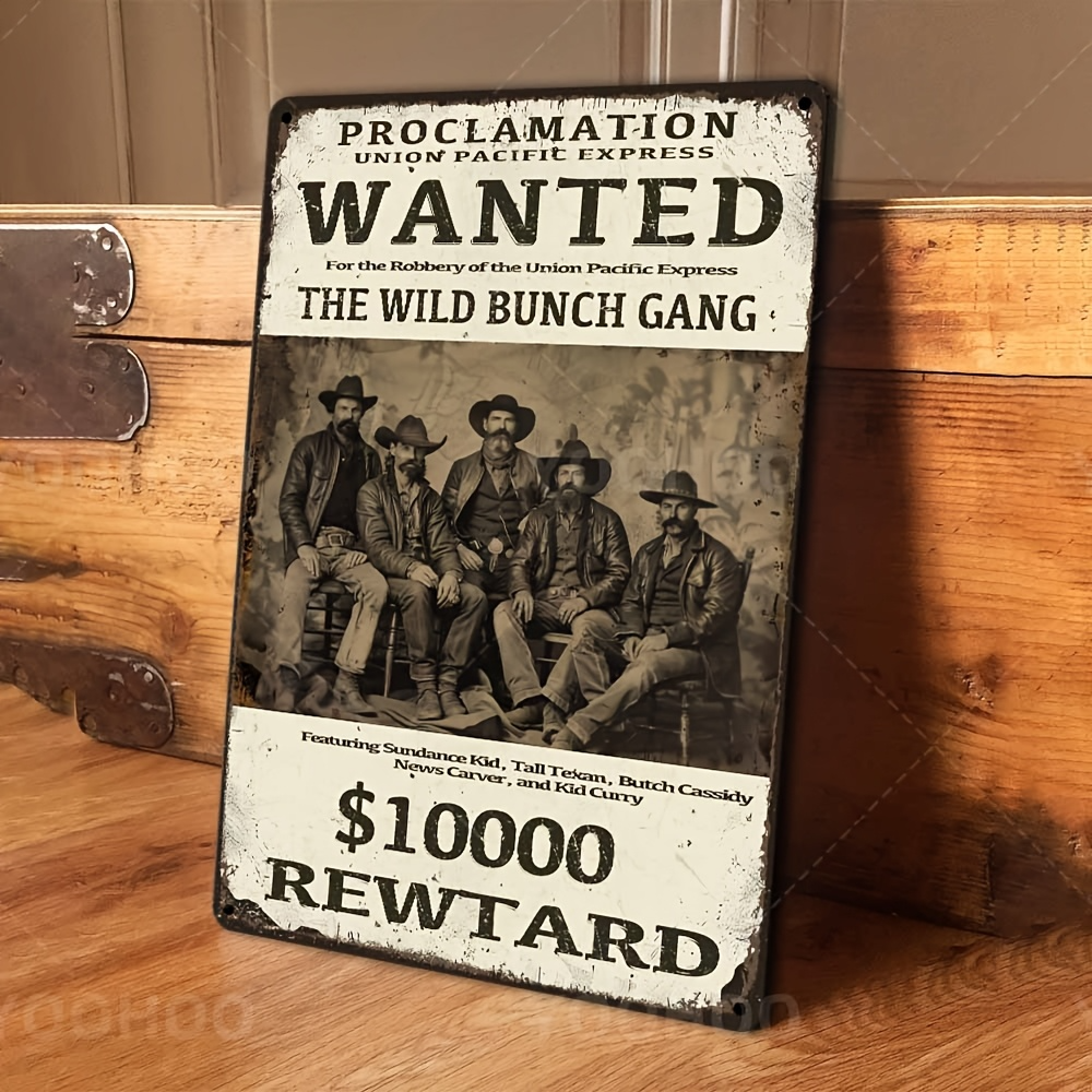 Wild West Wanted Poster Sign - - Interior Design Poster recensione e prezzo