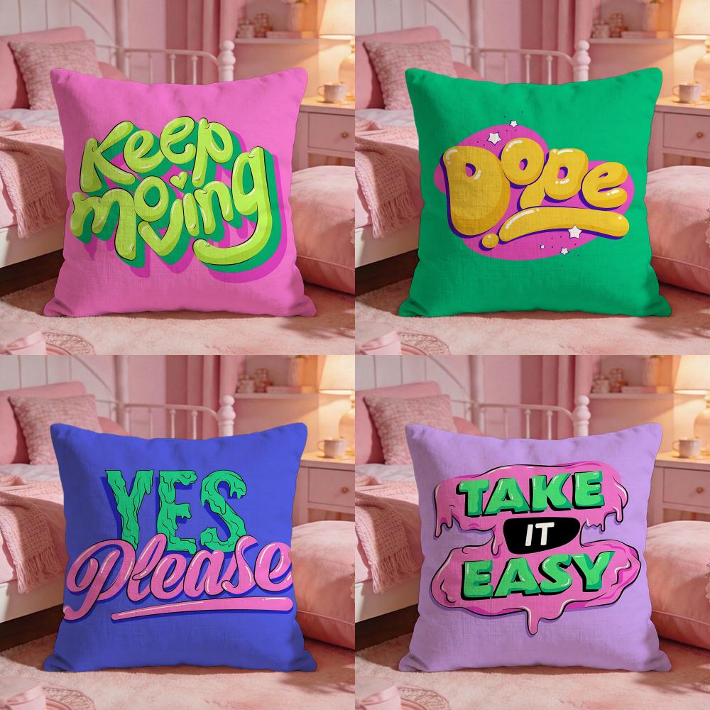 M-Motivational QuoteS Cushion  - Interior Design Quotes recensione e prezzo
