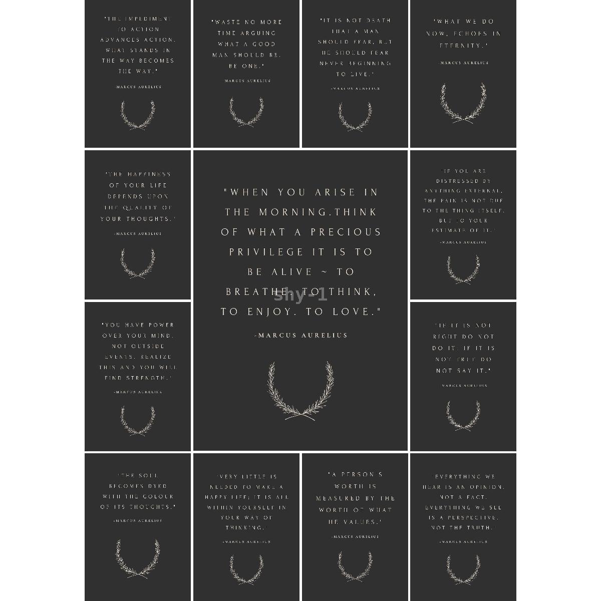 Contemporary Marcus Aurelius Q - Interior Design Quotes recensione e prezzo