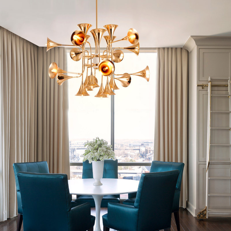 Nordic Trumpet Pendant Lamp fo - Interior Design Gold recensione e prezzo