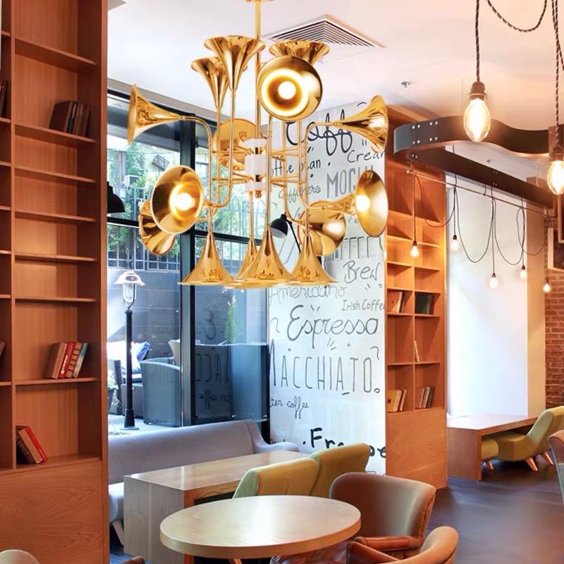 Nordic Trumpet Pendant Lamp fo - Interior Design Gold recensione e prezzo
