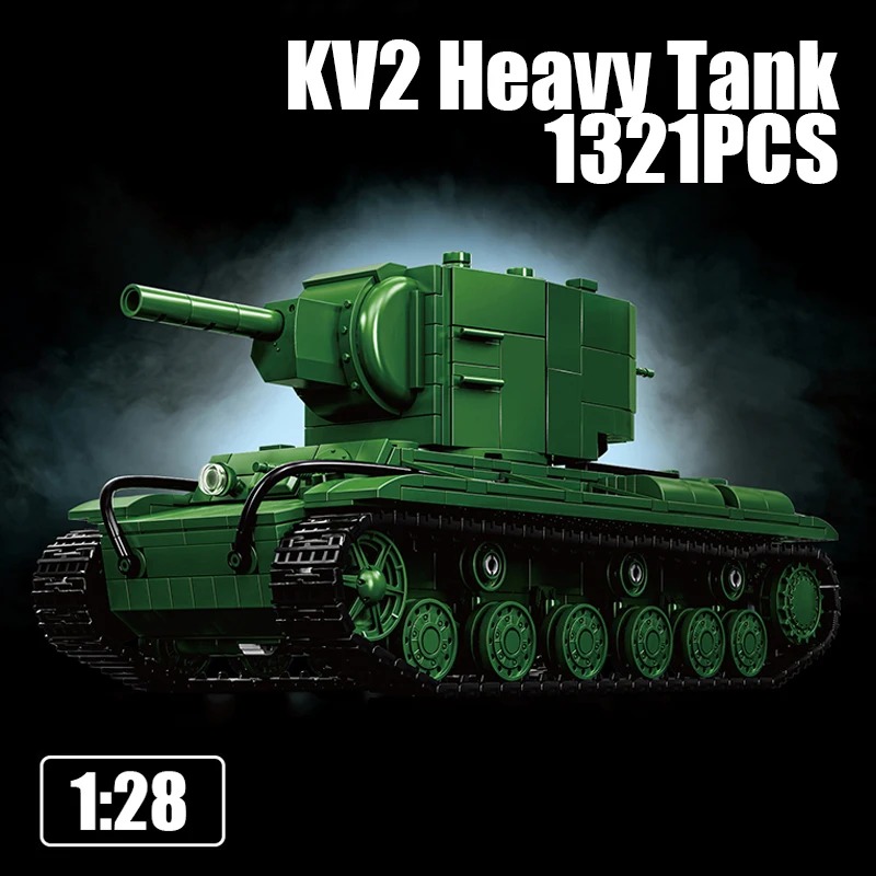 KV-2 Tank Model Kit - 1321PCS  - Interior Design Lego recensione e prezzo