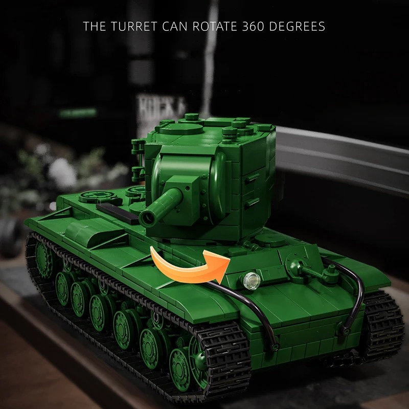 KV-2 Tank Model Kit - 1321PCS  - Interior Design Lego recensione e prezzo