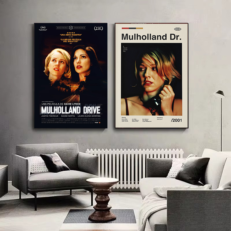 Retro Classic Movie Mulholland - Interior Design Poster recensione e prezzo