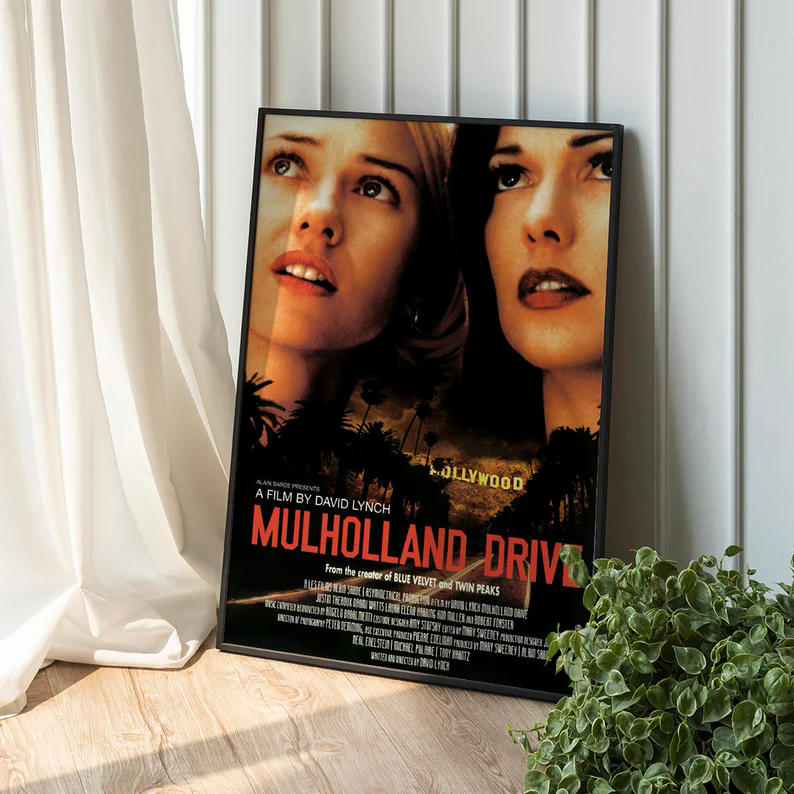 Retro Classic Movie Mulholland - Interior Design Poster recensione e prezzo