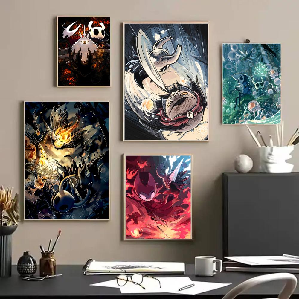Game H-Hollow K-Knight Paintin - Interior Design Poster recensione e prezzo